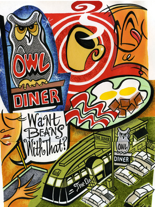 Owl Diner, Lowell, Massachusetts